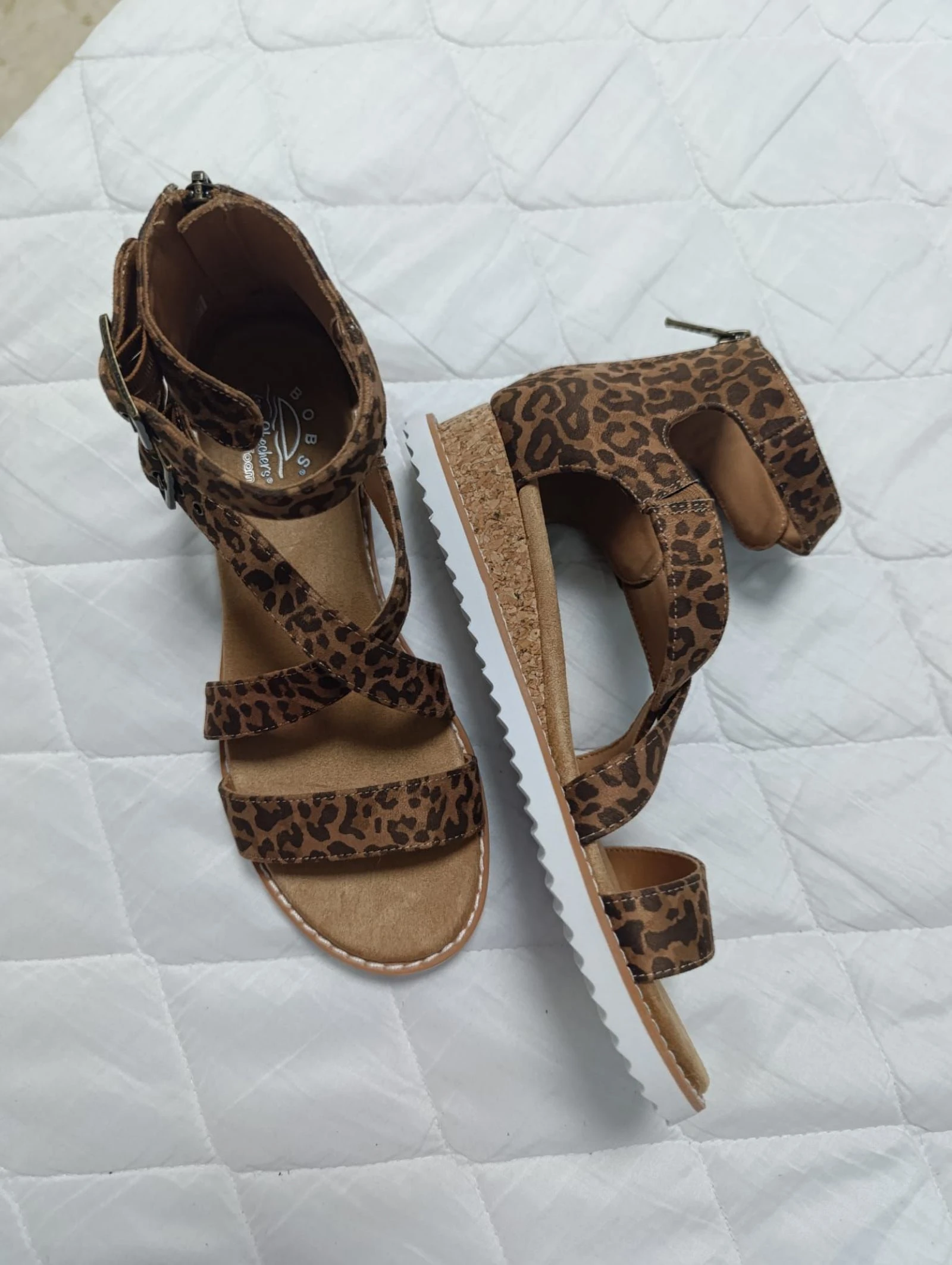 Sandálias Skechers Bob animalprint tamanho 38 – photo 14
